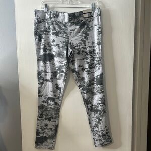 Gray Tie-Dye Women's Pants